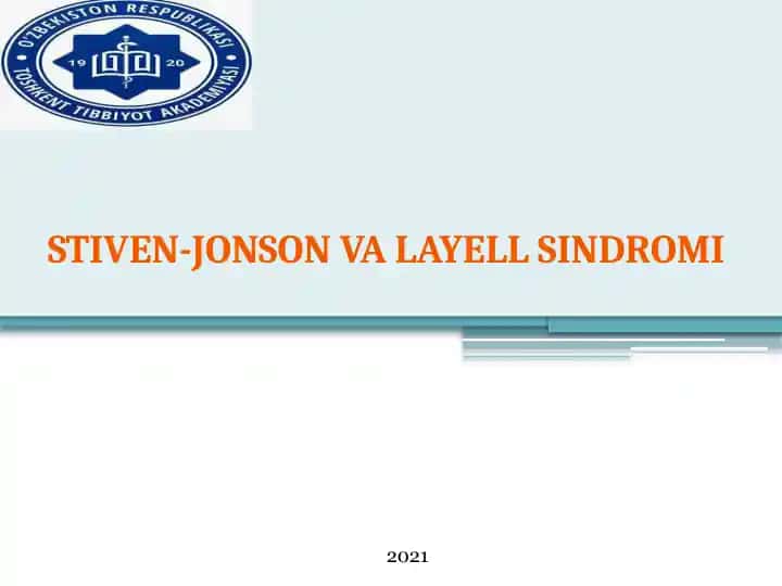 Stiven-jonson Valayellsindromi