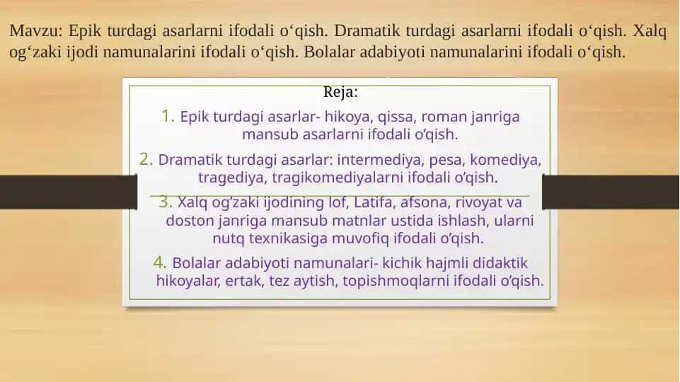 Xalq Og'zaki Ijodi