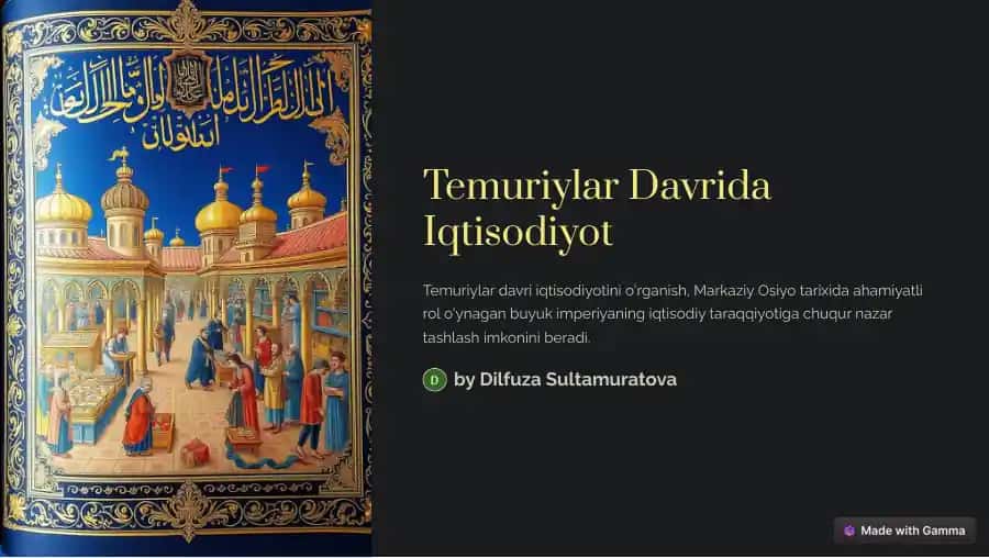 Temuriylar Davrida