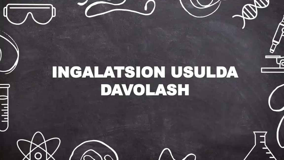 Ingalatsion usulda davolash