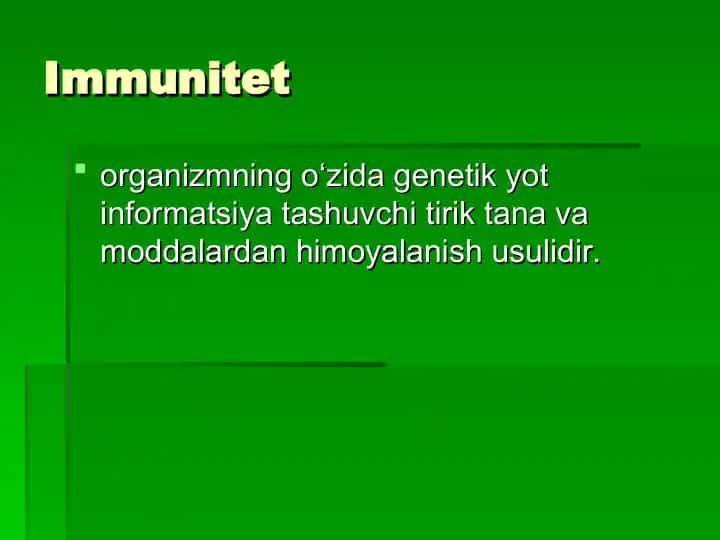 Immunitet