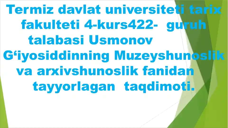 jahon muzeylarining dunyodagi tutgan oʻrni