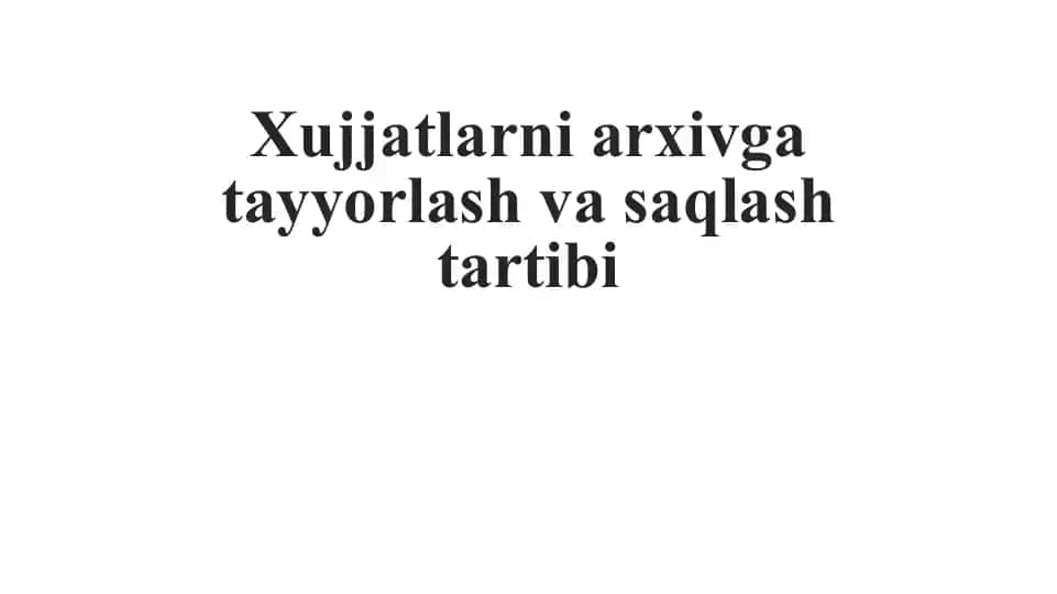 Hujjatlar yig'majildlari nomenklaturasi