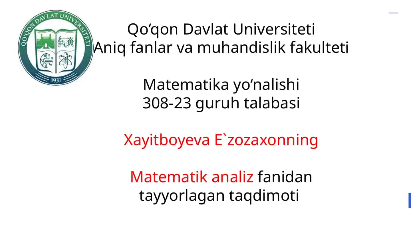 Egri chiziqli integral qiymatlarining integrallash yoliga bog`liq bo`lmaslik sharti.Yoy uzunligi bo`