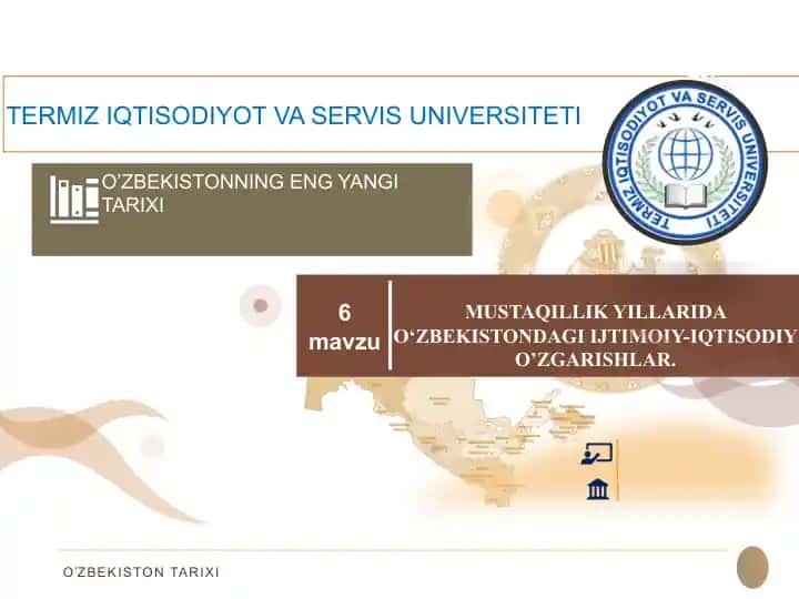 TERMIZ IQTISODIYOT VA SERVIS UNIVERSITETI