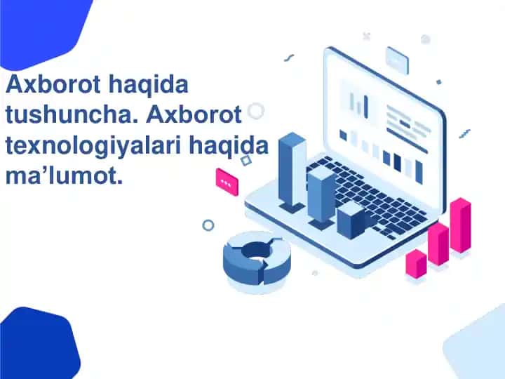 Axborotning o'lchov birliklari