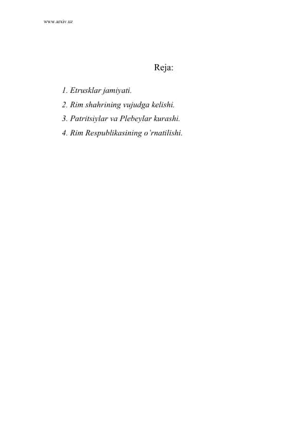 Etrusklar jamiyati