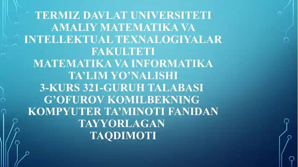 Kompyuter