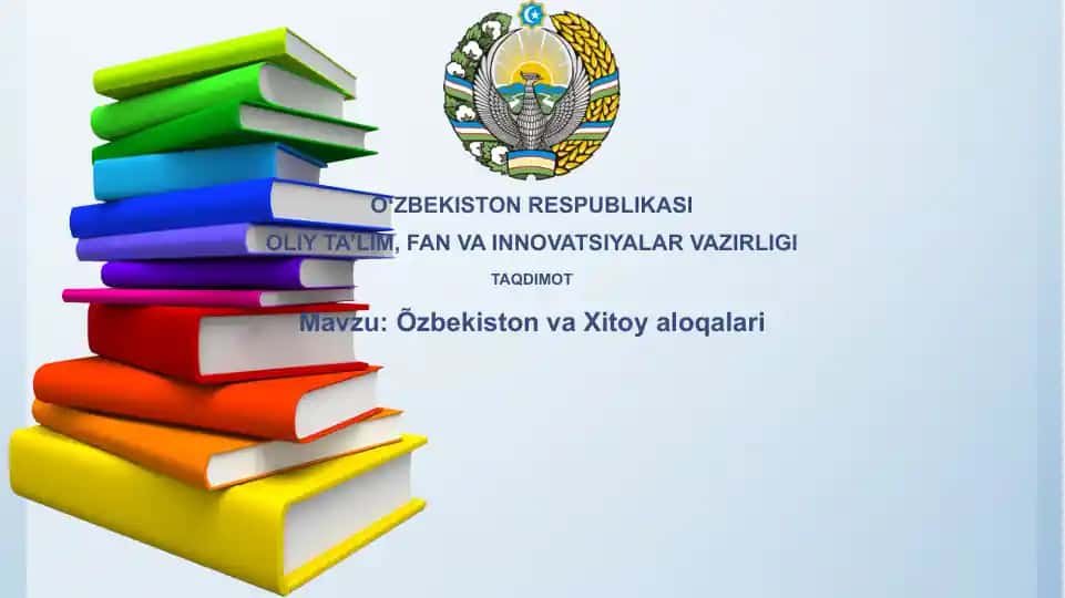 Õzbekiston va Xitoy Aloqasi