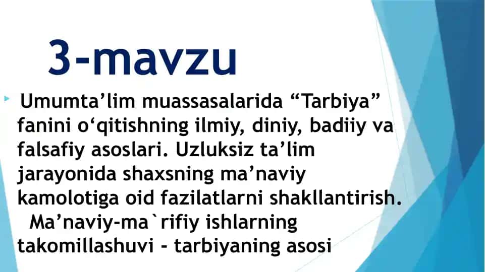 Milliy Tarbiya