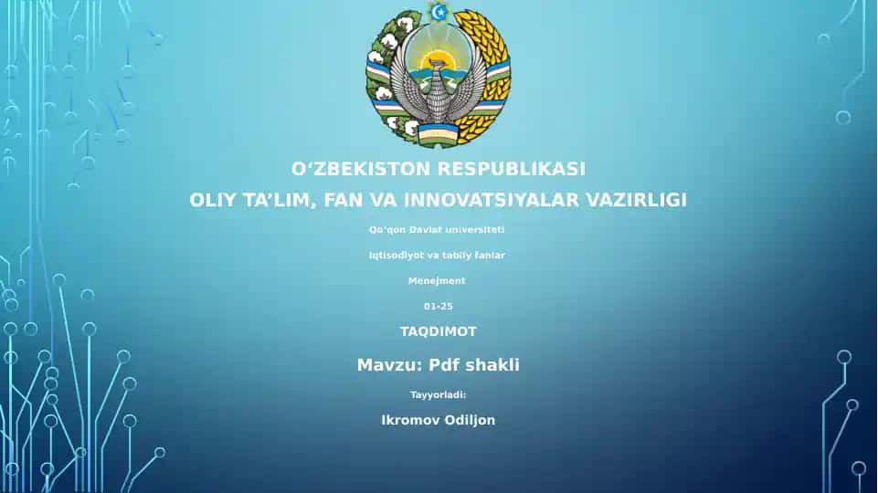 PDF formati