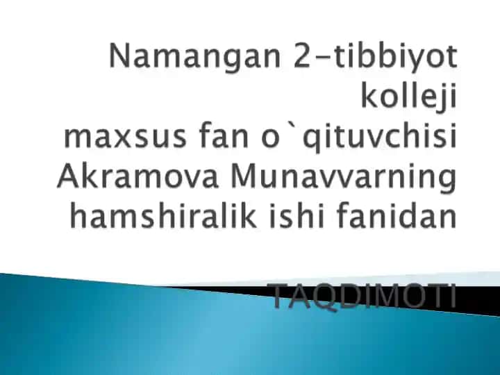 Bemorlarni sun’iy ovqatlantirish