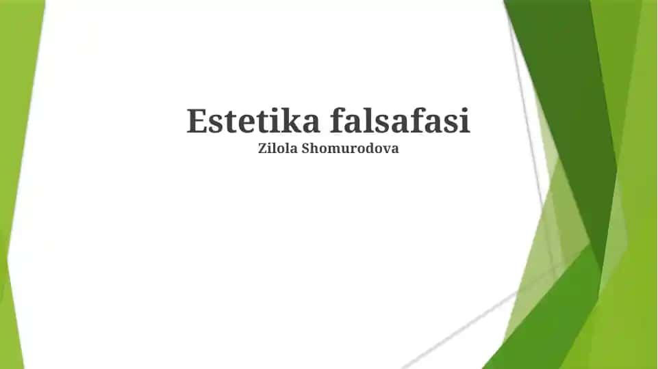 Estetika falsafasi
