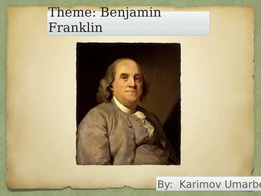 Benjamin Franklin