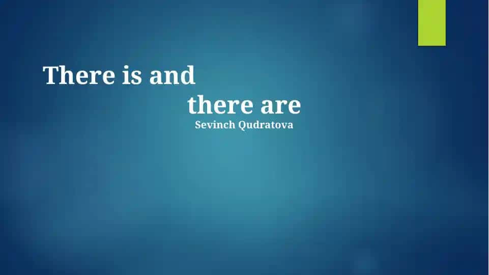 Mastering "There Is" and "There Are" in Sentences