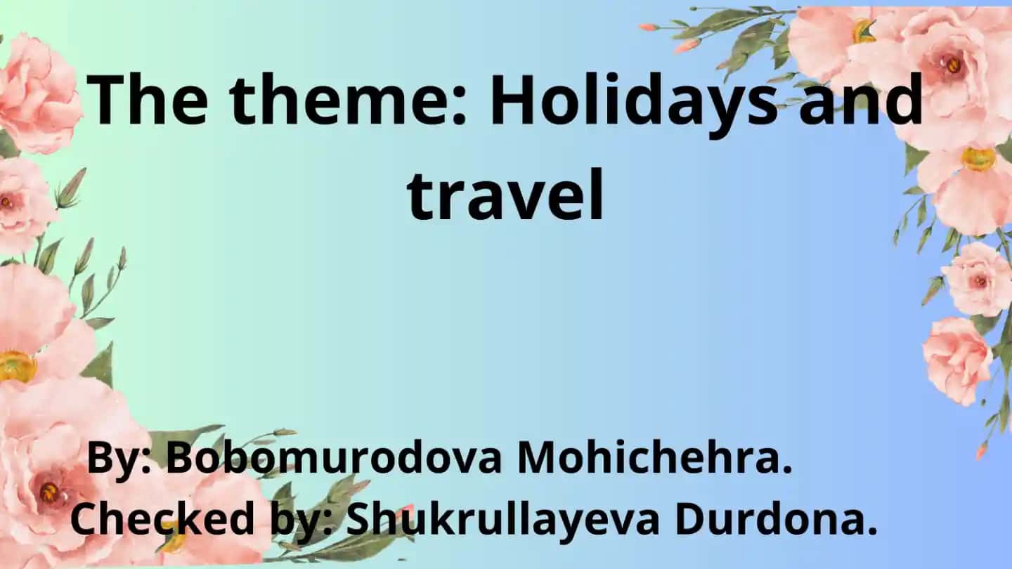 Holidays and Themes