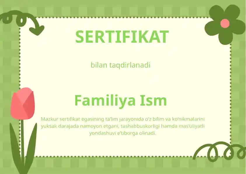 SERTIFIKAT