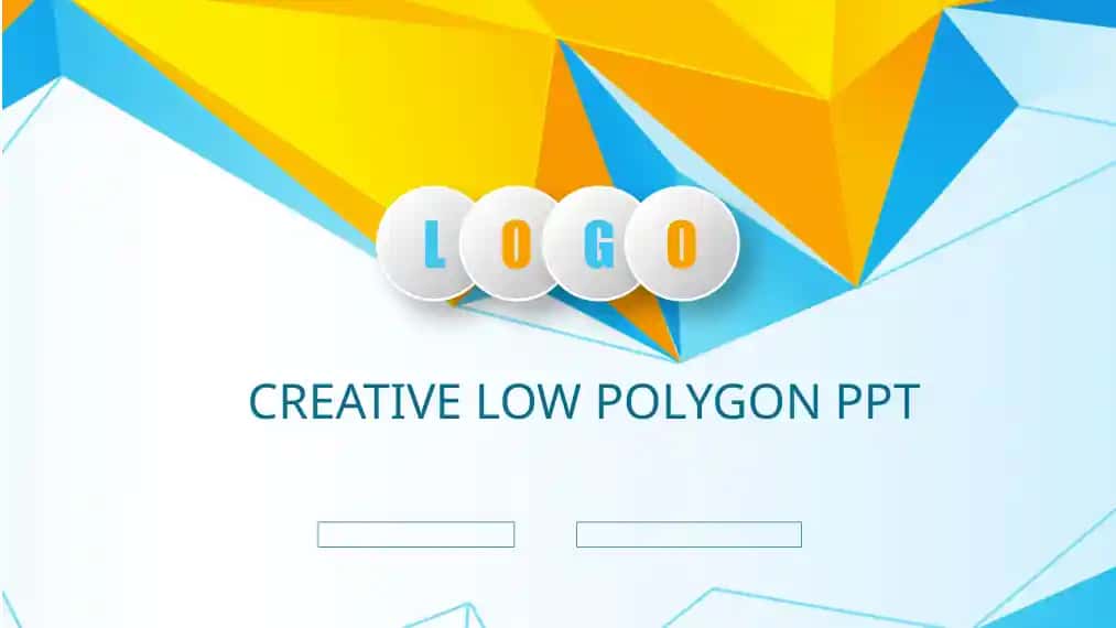 CREATIVE LOW POLYGON PPT