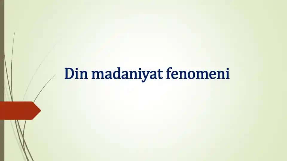 Din madaniyat fenomeni