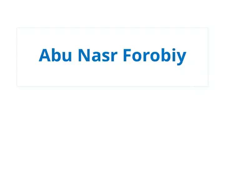 Abu Nasr Farobiy
