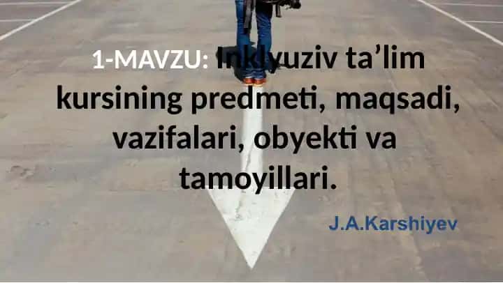 Inklyuziv ta’lim kursi