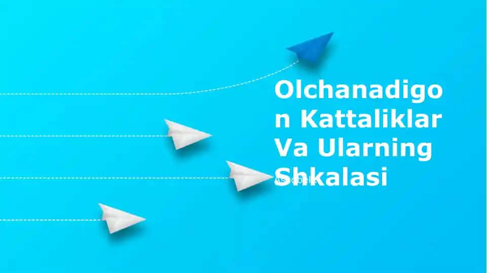 Olchanadigon Kattaliklar Va Ularning Shkalasi