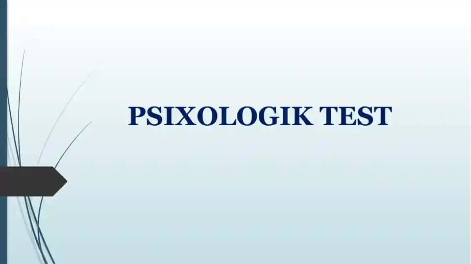 Psixologik test
