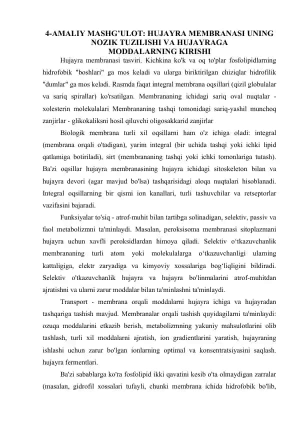 Hujayra Membranasi