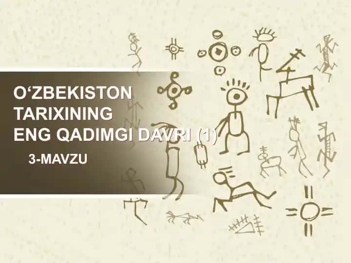 O‘zbekiston tarixining eng qadimgi davri