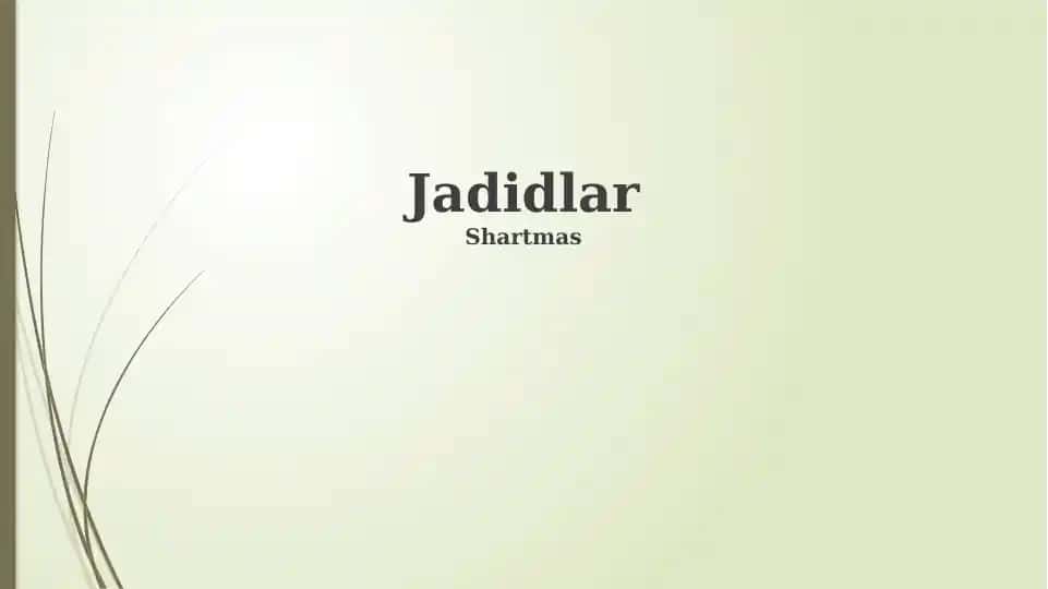 Jadidlar
