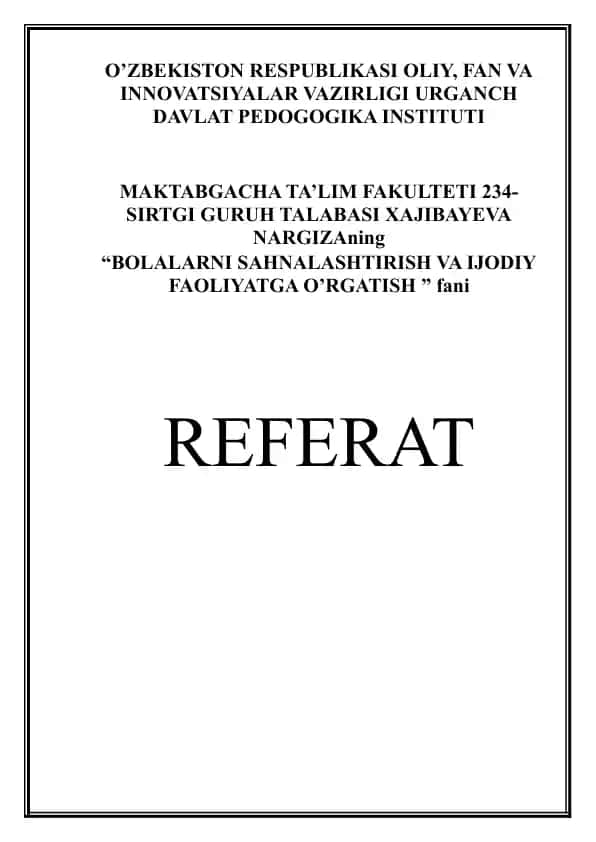 Teatr-sahnalashtirish faoliyati tamoyillari