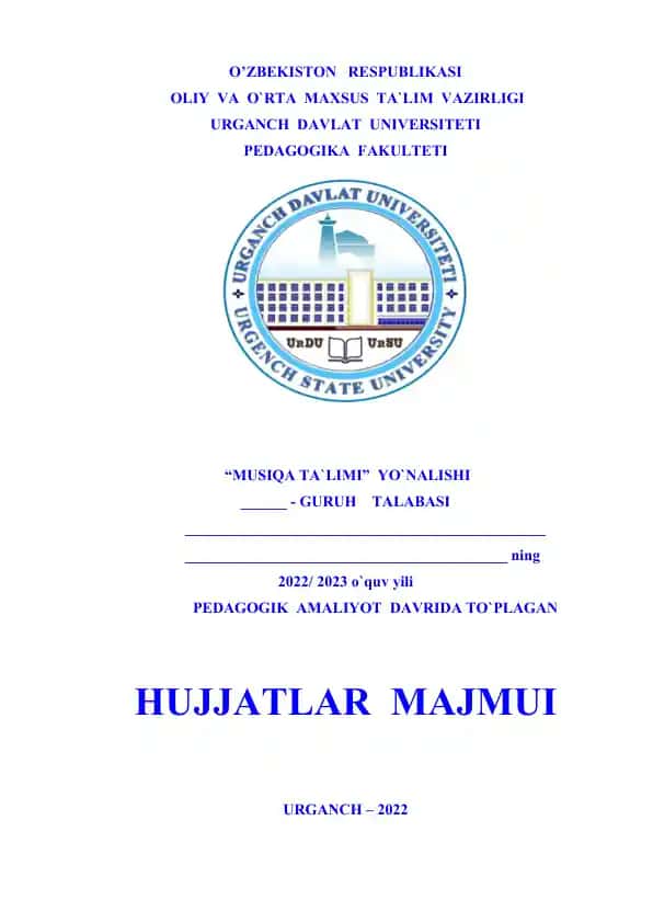 "Pedagogik Amaliyotlarni Tashkil Etish Talablari"