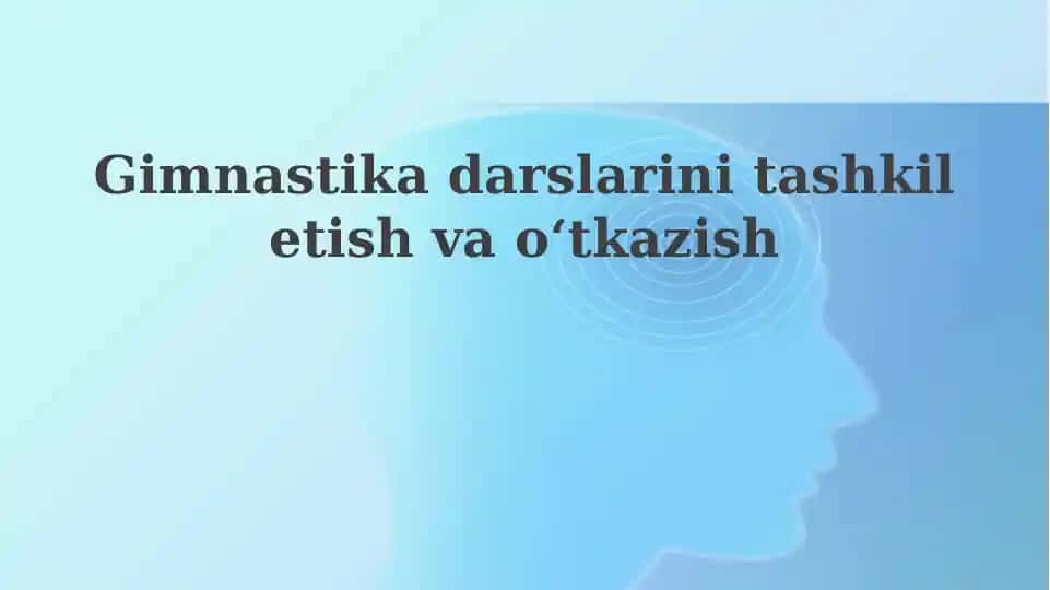 Gimnastika Darslari
