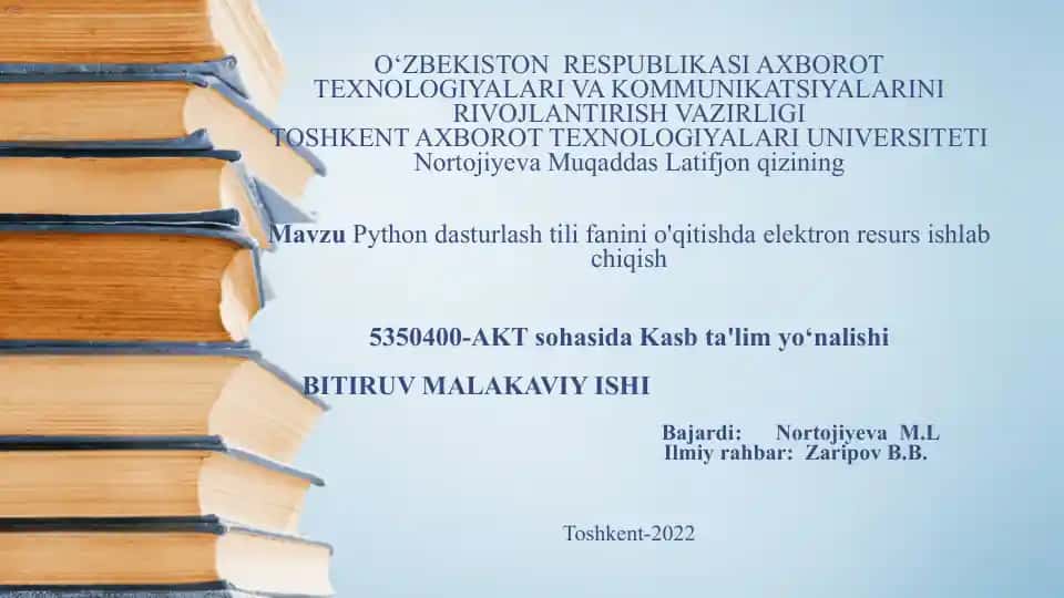 Python dasturlash tili