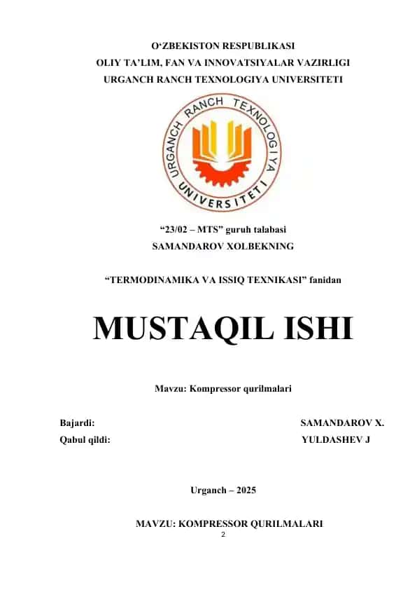 KOMPRESSOR QURILMALARI