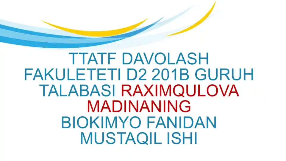 Yoģ kislotalarining oksidlanishi, ahamiyati va buzilishi