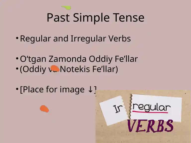 Past Simple Tense