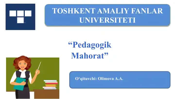Pedagogik Mahorat