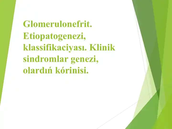 Glomerulonefrit