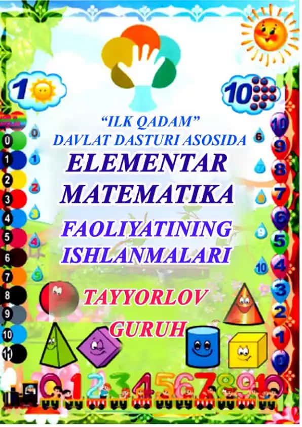 Matematikadan faoliyat ishlanmalari
