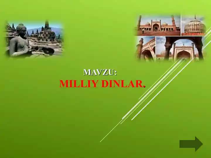 Milliy Dinlar
