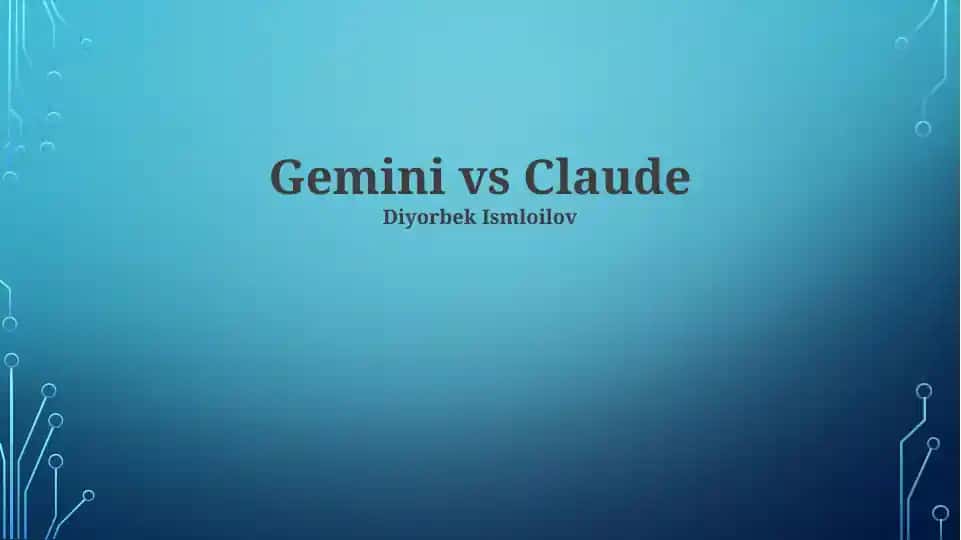 Gemini vs Claude