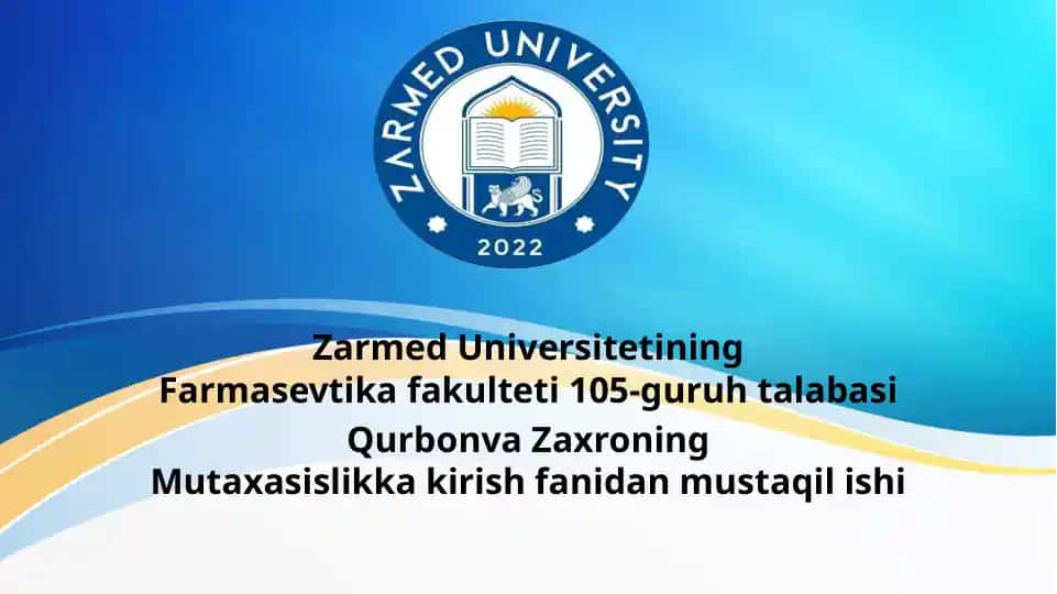 Xorijiy Mamlakatlarda Dorixonalar