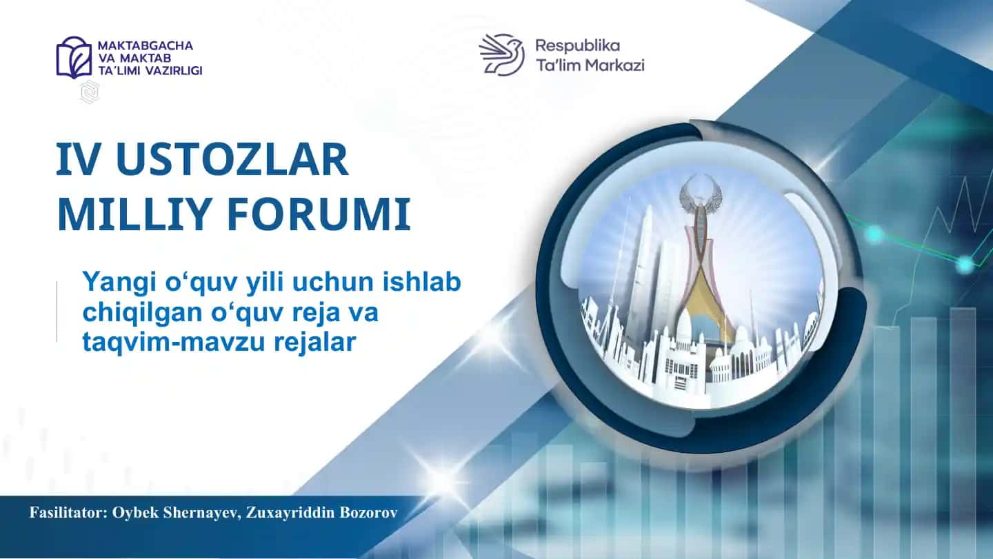 Yangi o‘quv yili uchun ishlab chiqilgan o‘quv reja va taqvim-mavzu rejalar