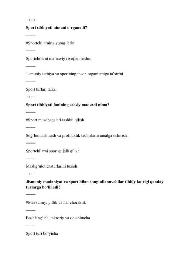Sport tibbiyoti