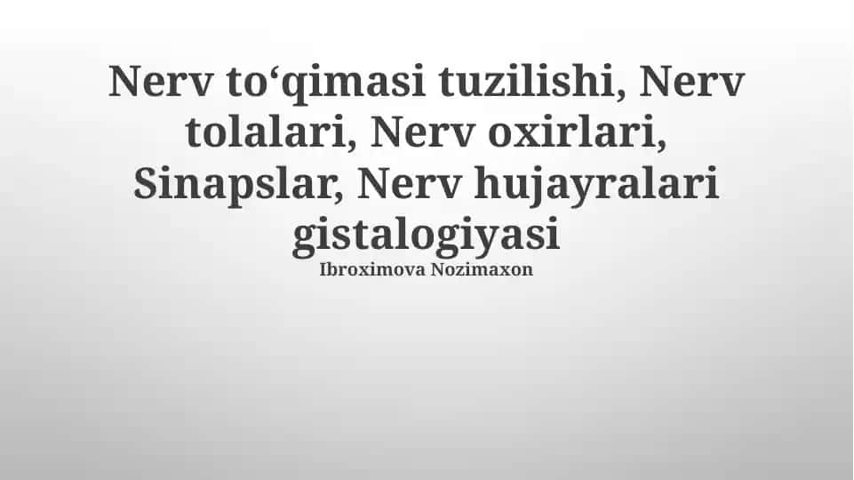 Nerv tolalari