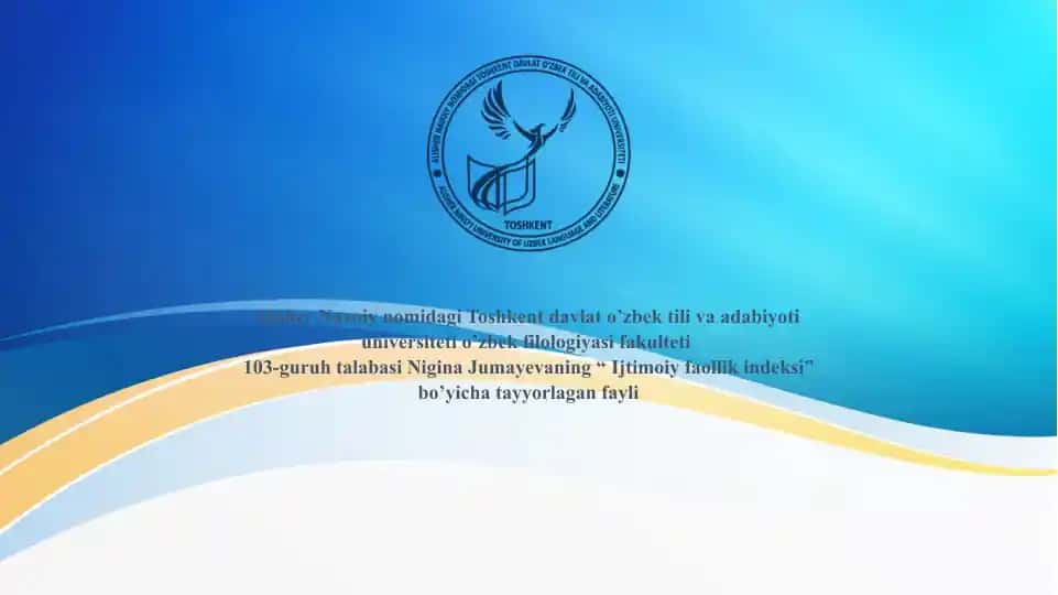 "Ijtimoiy faollik indeksi"