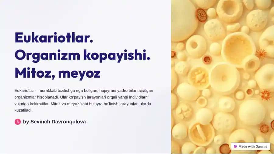 Eukariotlar