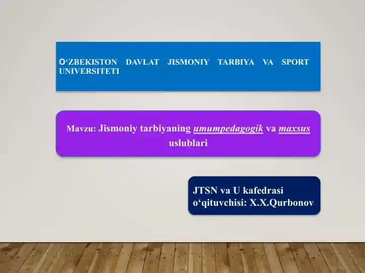Jismoniy tarbiya