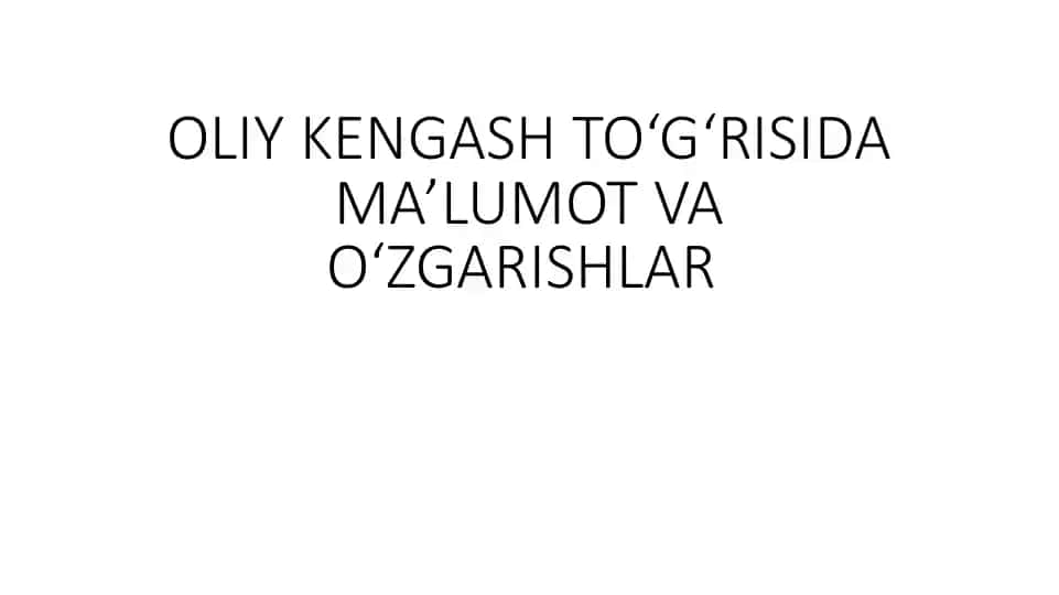Oliy Kengash